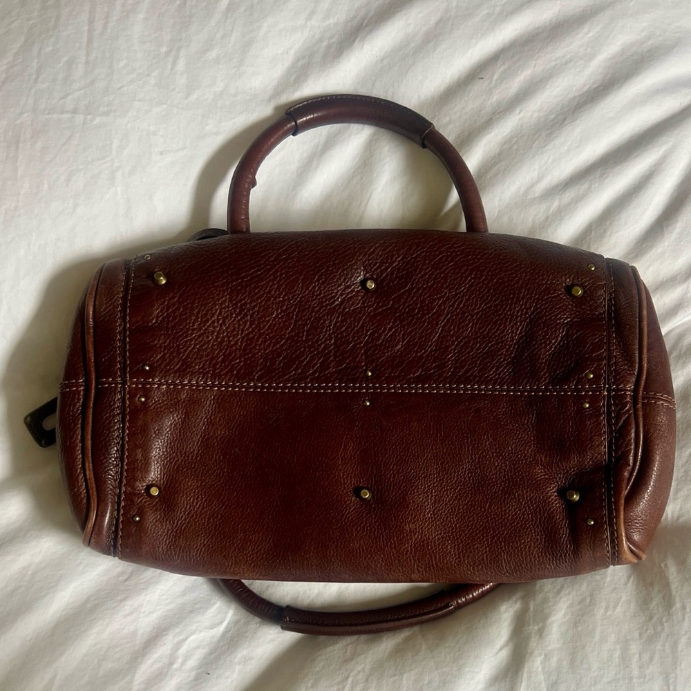 Chloé Paddington 2005 Dark Brown Leather Satchel with Gold Lock - Picture 3 of 15